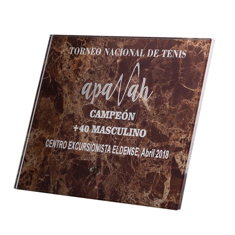 PREMIUM CRYSTAL AWARD – 22CM X 17CM CUSTOM ENGRAVED TROPHY - Image 1