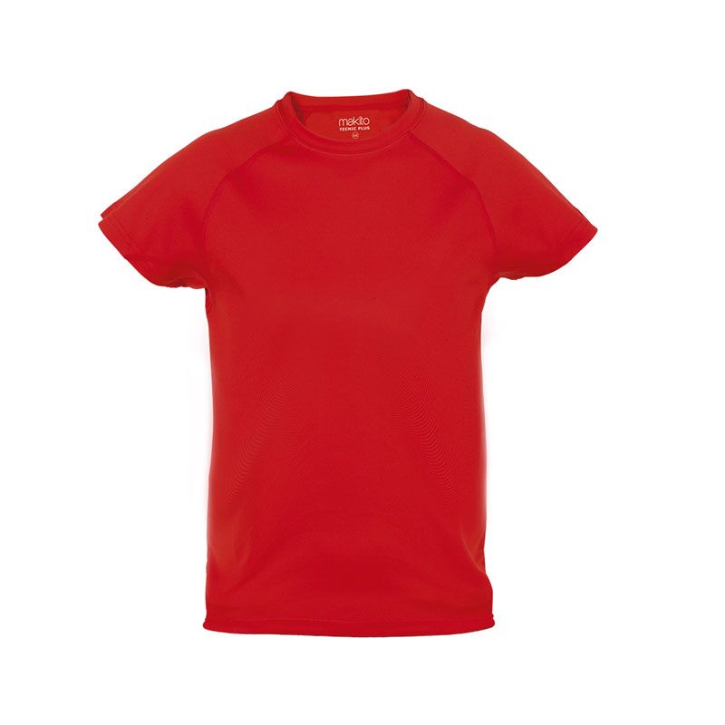 RED KIDS TECNIC T-SHIRT 100% BREATHABLE - Image 1