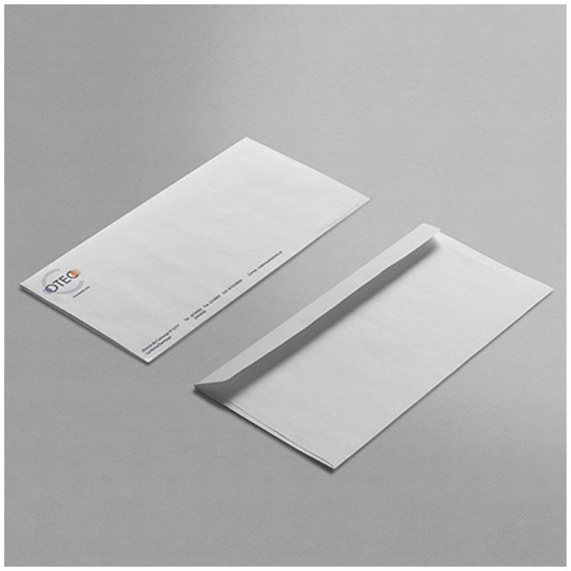 DL ENVELOPES – 22x11 WHITE, CUSTOM CMYK PRINTED (PACK OF 250) - Image 1