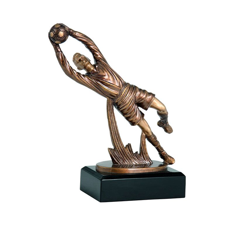 GOALKEEPER TROPHY – 21CM FOOTBALL AWARD FOR OUTSTANDING SAVES - Image 1