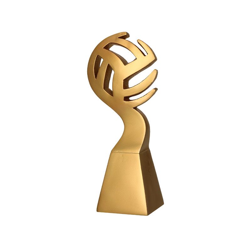 VOLLEYBALL FIGURE TROPHY – 23CM SPORTS AWARD ON HIGH BASE - Image 1