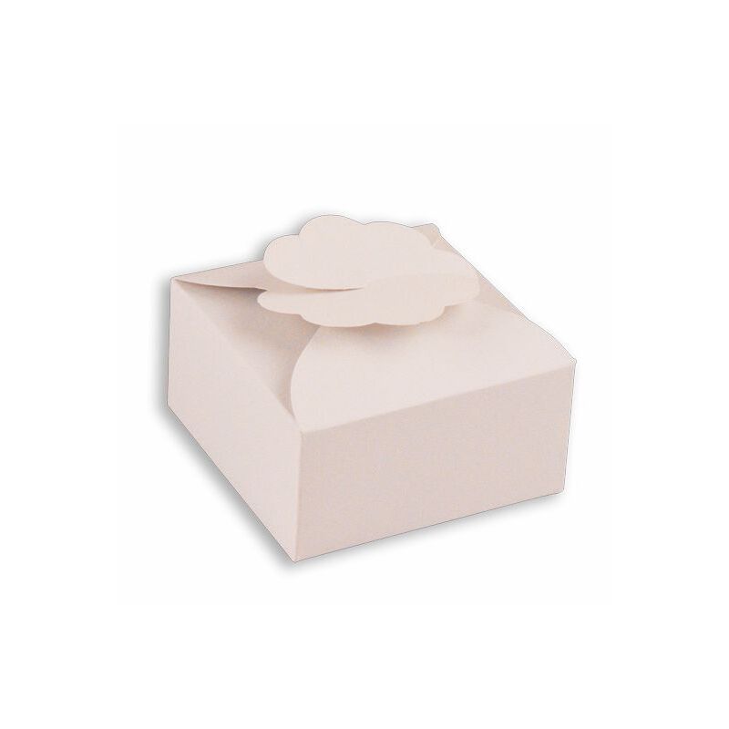 GBSQ05W BOX FOR TREATS FLOWER DESIGN - Image 1