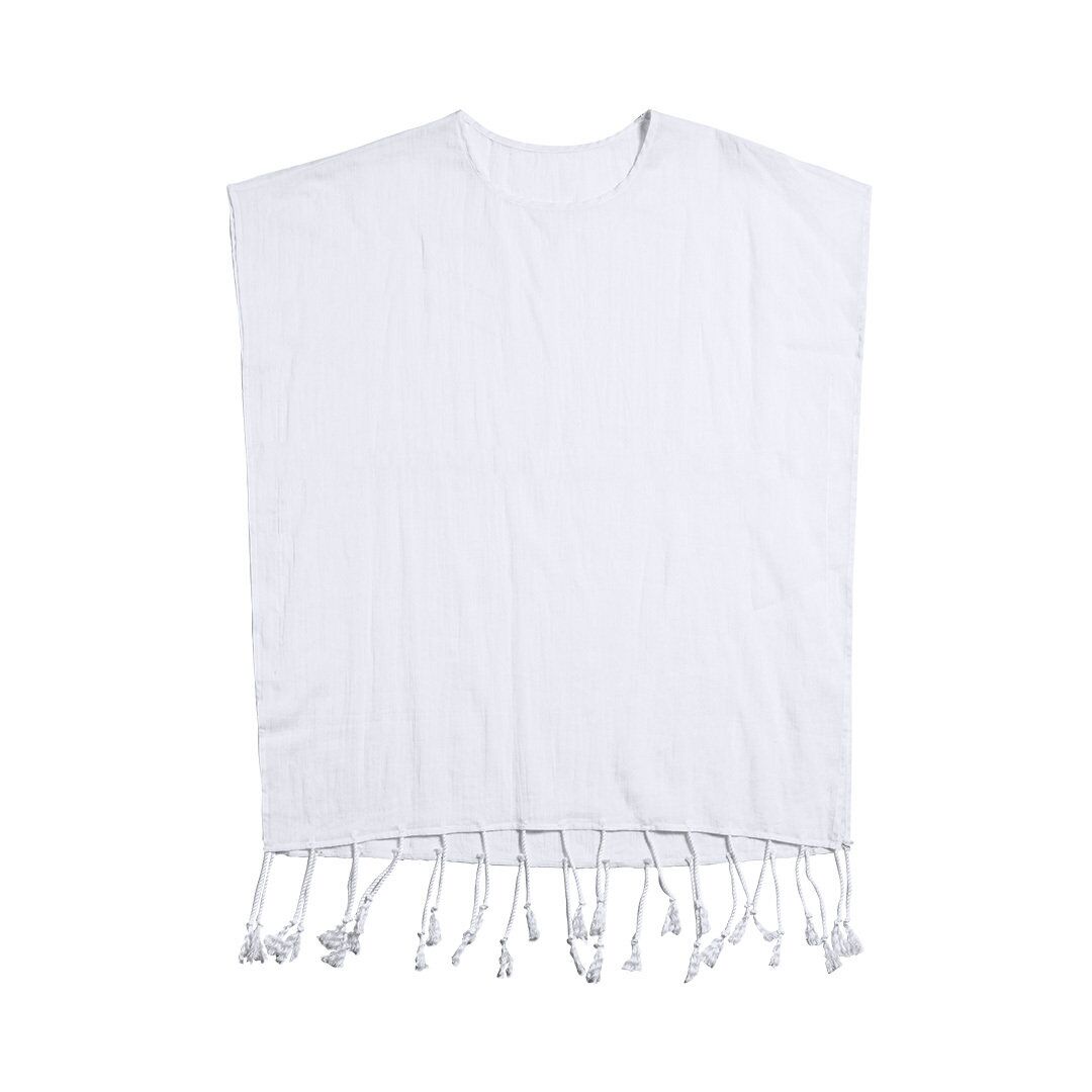 1263_1.jpg KAFTAN ROSEUX WITH FRINGED FINISH - Image 1