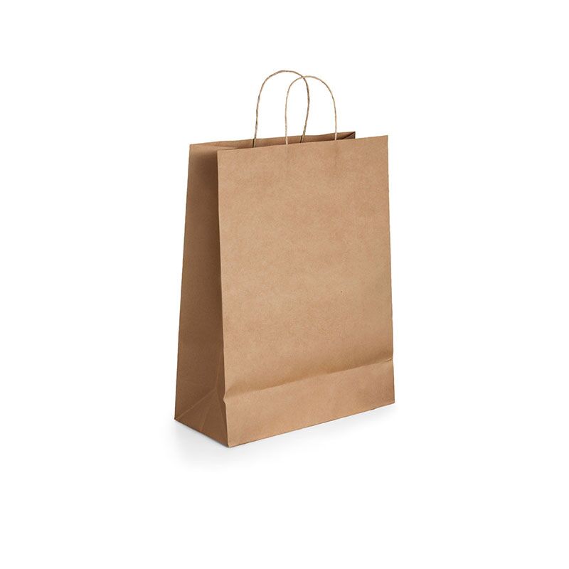 92877_3.jpg LARGE KRAFT PAPER BAG WITH TWISTED HANDLE - Image 1