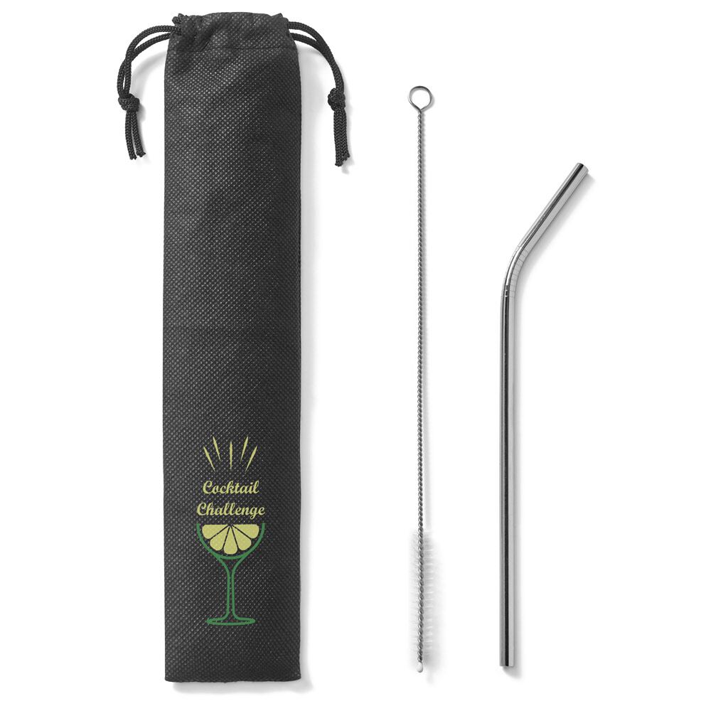 COCKTAIL REUSABLE STAINLESS STEEL STRAW - Image 1