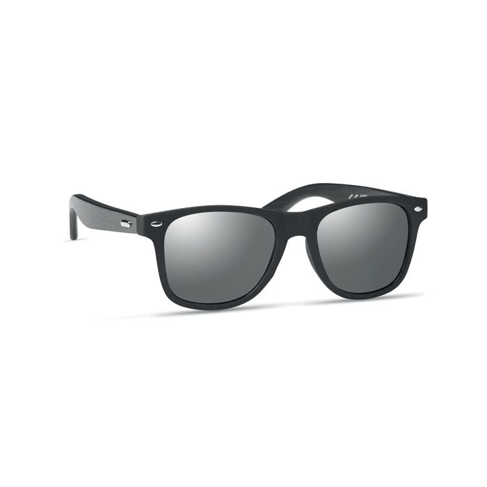 BLACK-COATED BAMBOO SUNGLASSES RHODOS - Image 1