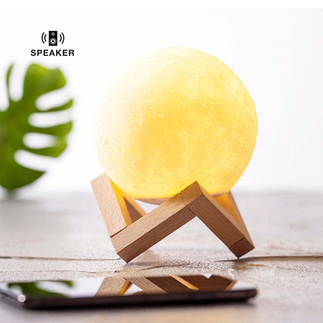 6507_1.jpg YOIS BLUETOOTH® SPEAKER LAMP – COMPACT 3W SPEAKER WITH ADJUSTABLE LED LIGHT - Image 1