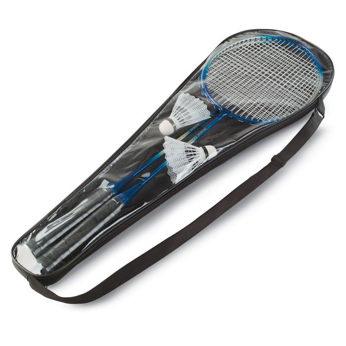 MADELS 2 PLAYER BADMINTON SET – COMPLETE RACKET & SHUTTLECOCK KIT WITH CARRY BAG - Image 1