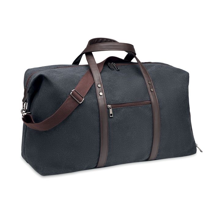 WEEKEND BAG ZURICH WITH WASHED CANVAS - Image 1