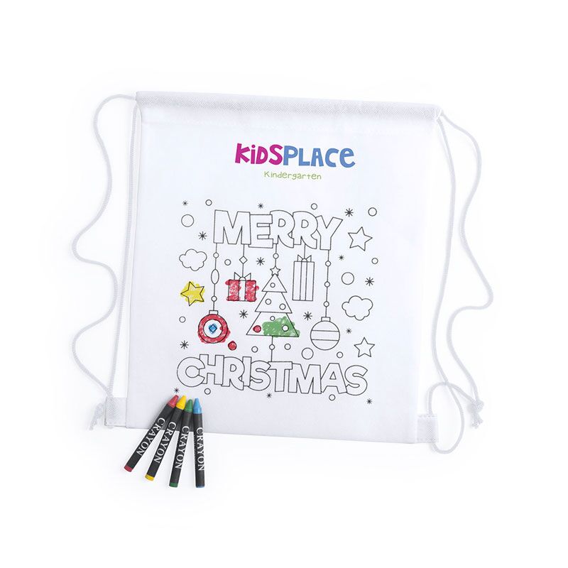 CHRISTMAS COLORING DRAWSTING BAG KERTAN - Image 1