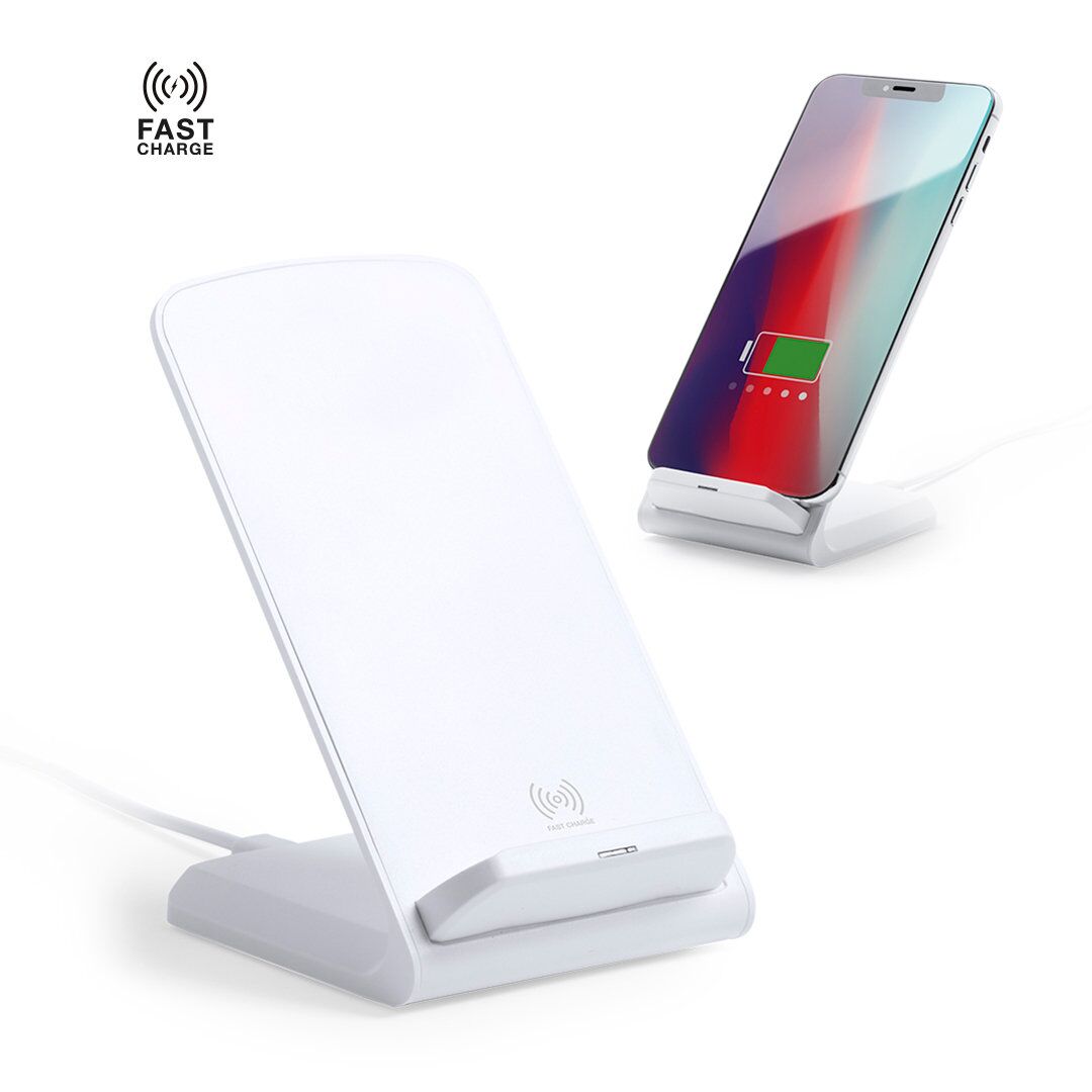 TARMIX 10W WIRELESS CHARGER WITH HOLDER – FAST CHARGING & WHITE DESIGN - Image 1