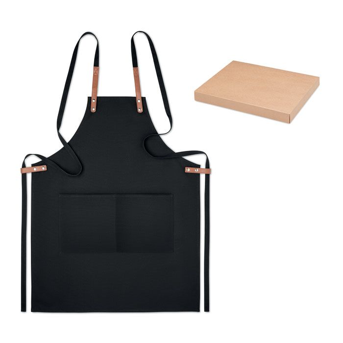 NAGPUR ADJUSTABLE KITCHEN APRON – PREMIUM ORGANIC COTTON APRON WITH POCKETS - Image 1