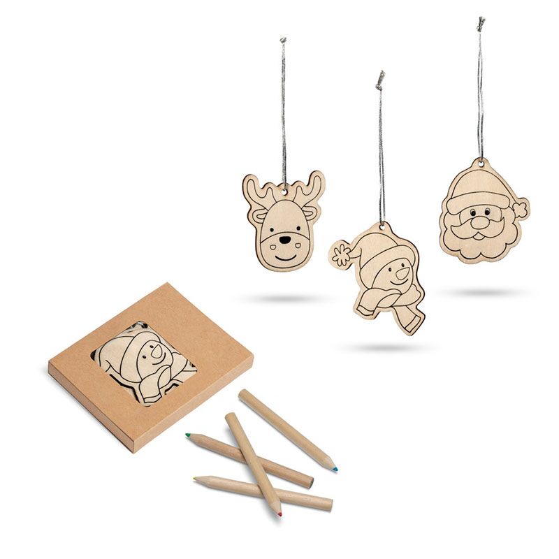 WINDHAM XMAS ORNAMENTS COLOURING SET - Image 1