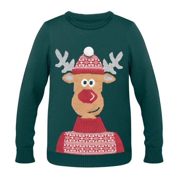 RUDOLPH CHRISTMAS SWEATER L/XL - Image 1