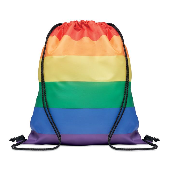 MO6436_1.jpg RAINBOW PRIDE DRAWSTRING BAG - Image 1