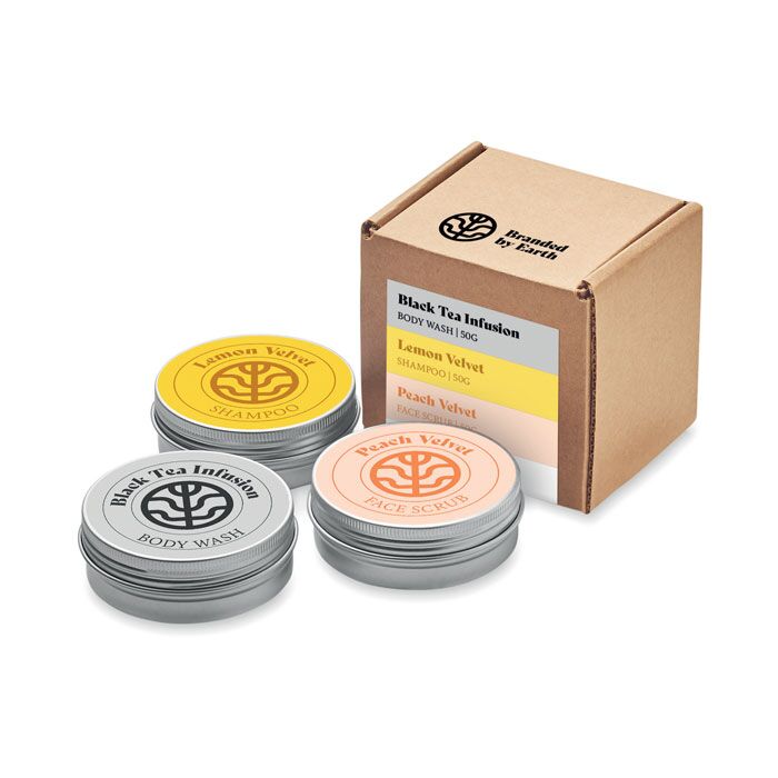 VEGAN TRAVEL GIFT SET BODY AND FACE CARE - Image 1