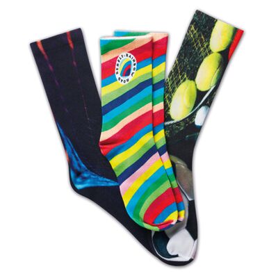 MWCS01_1 CUSTOM PRINTED COTTON SOCKS (PACK OF 250) - Image 1
