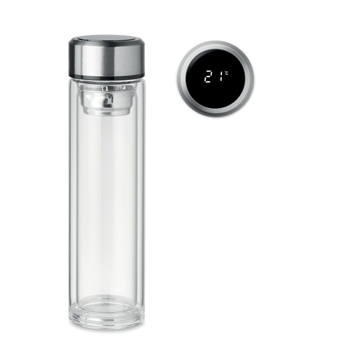 MO6169_1 BOTTLE WITH TOUCH THERMOMETER - Image 1