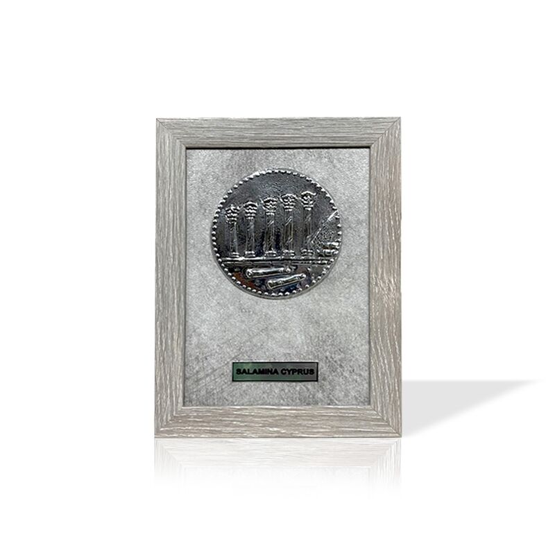 HANDMADE SILVER SALAMINA PLAQUE - Image 1