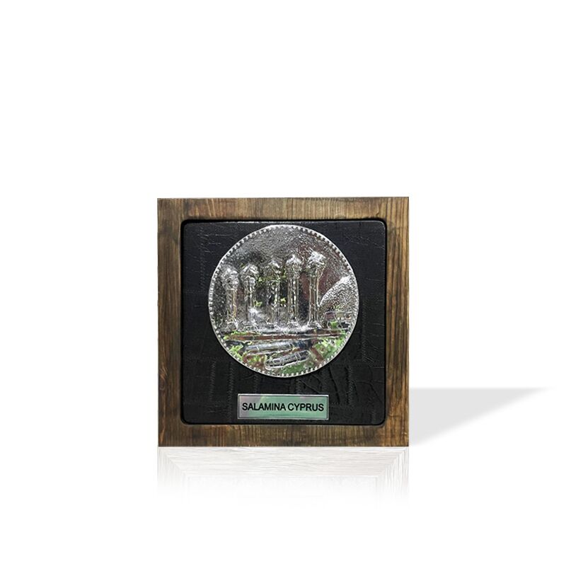 HANDMADE SILVER SALAMINA LARGE PLAQUE - Image 1