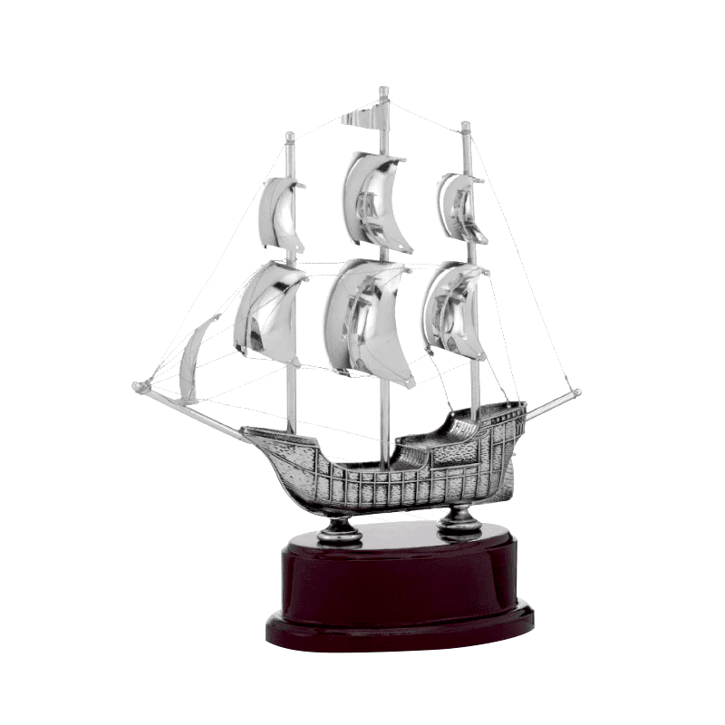 MEDIUM SILVER PLATED SHIP (OUTLET) - Image 1