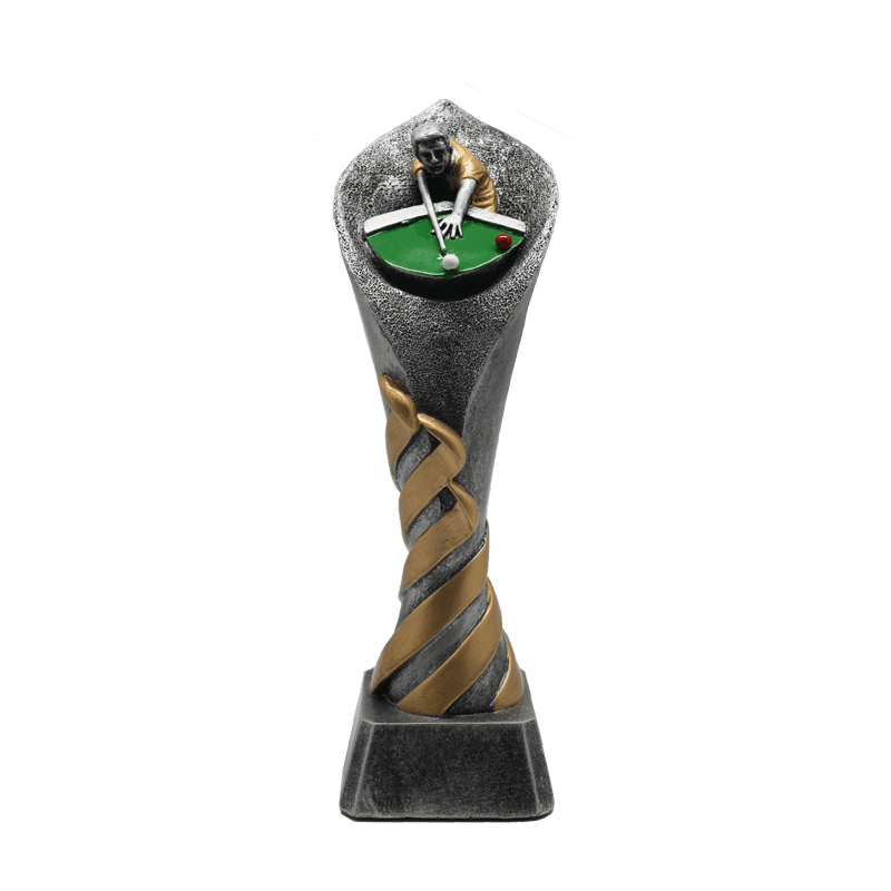 RESIN BILLIARDS FIGURE TROPHY - Image 1
