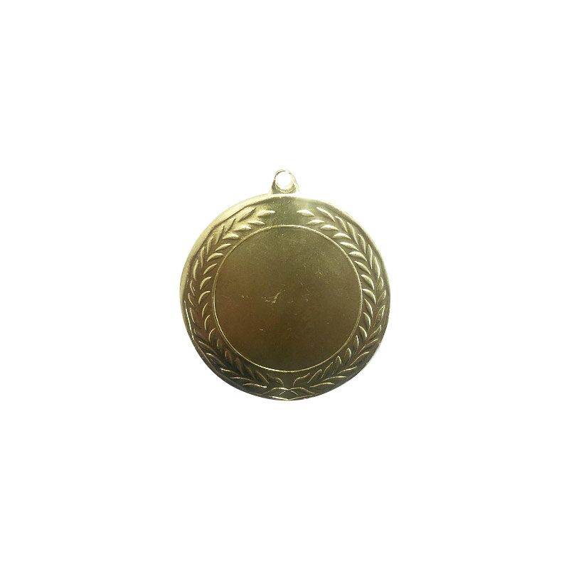 GOLD WREATH DESIGN MEDAL 7CM - Image 1