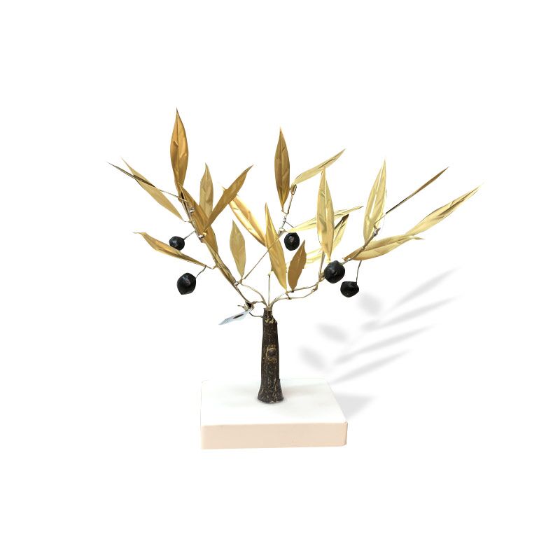 HANDMADE OLIVE TREE IN GOLD - Image 1