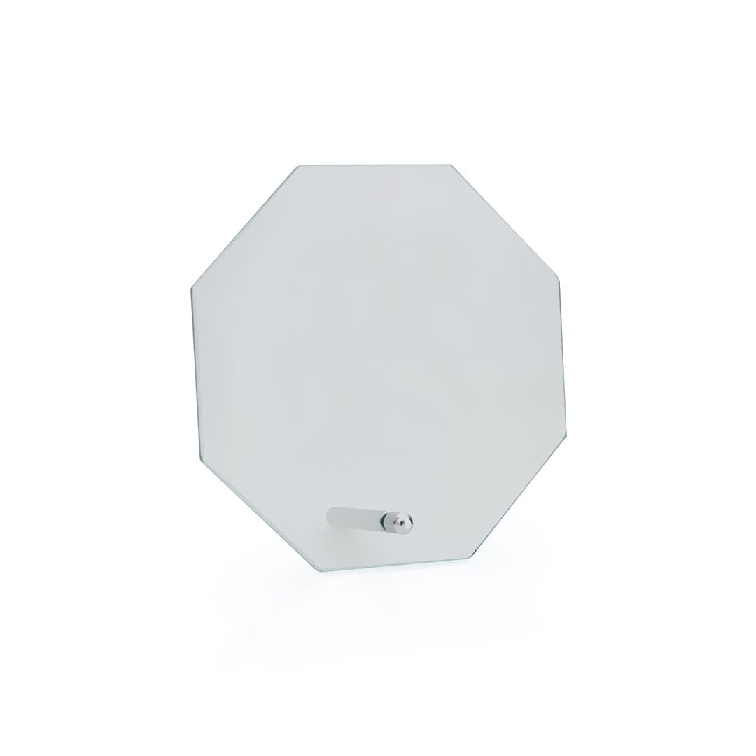 4429 GLASS OCTAGONAL PLATE AWARD - Image 1