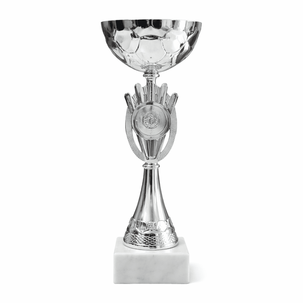 CHAMPIONS TROPHY IN SILVER 32CM - Image 1