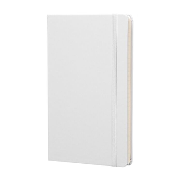 MOLESKINE HARD COVER NOTEBOOK LARGE WHITE - Image 1