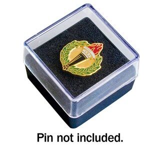 CAPSULE TRANSPARENT BOX FOR PINS - Image 1
