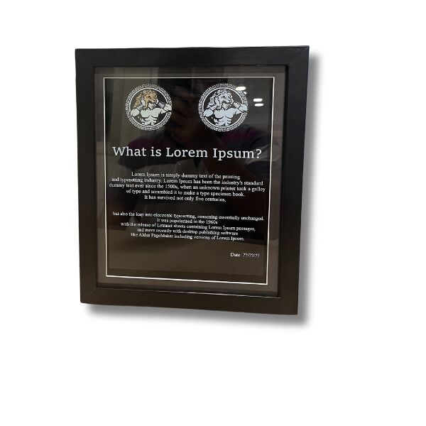 HT2369 DELUXE WOODEN FRAME AWARD - Image 1