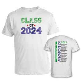 GRADUATION WHITE T-SHIRT - Image 1