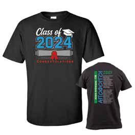 GRADUATION  BLACK T-SHIRT - Image 1