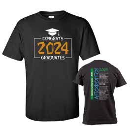 GRADUATION  BLACK T-SHIRT - Image 1
