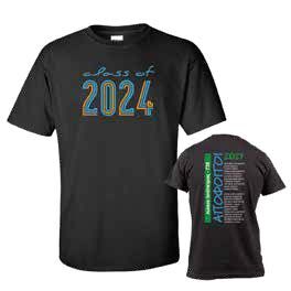 2426.BLACK GRADUATION BLACK T-SHIRT - Image 1