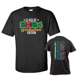 GRADUATION  BLACK T-SHIRT - Image 1