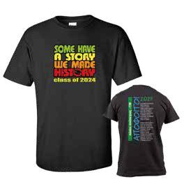 2429.BLACK GRADUATION BLACK T-SHIRT - Image 1