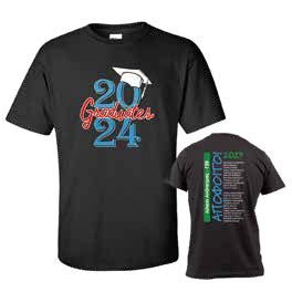 2431.BLACK GRADUATION BLACK T-SHIRT - Image 1