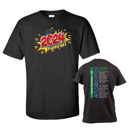 2434.BLACK GRADUATION BLACK T-SHIRT - Image 1