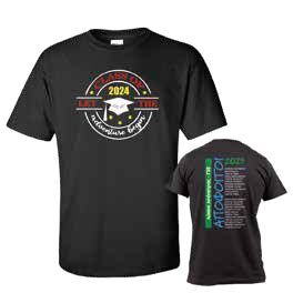 GRADUATION  BLACK T-SHIRT - Image 1