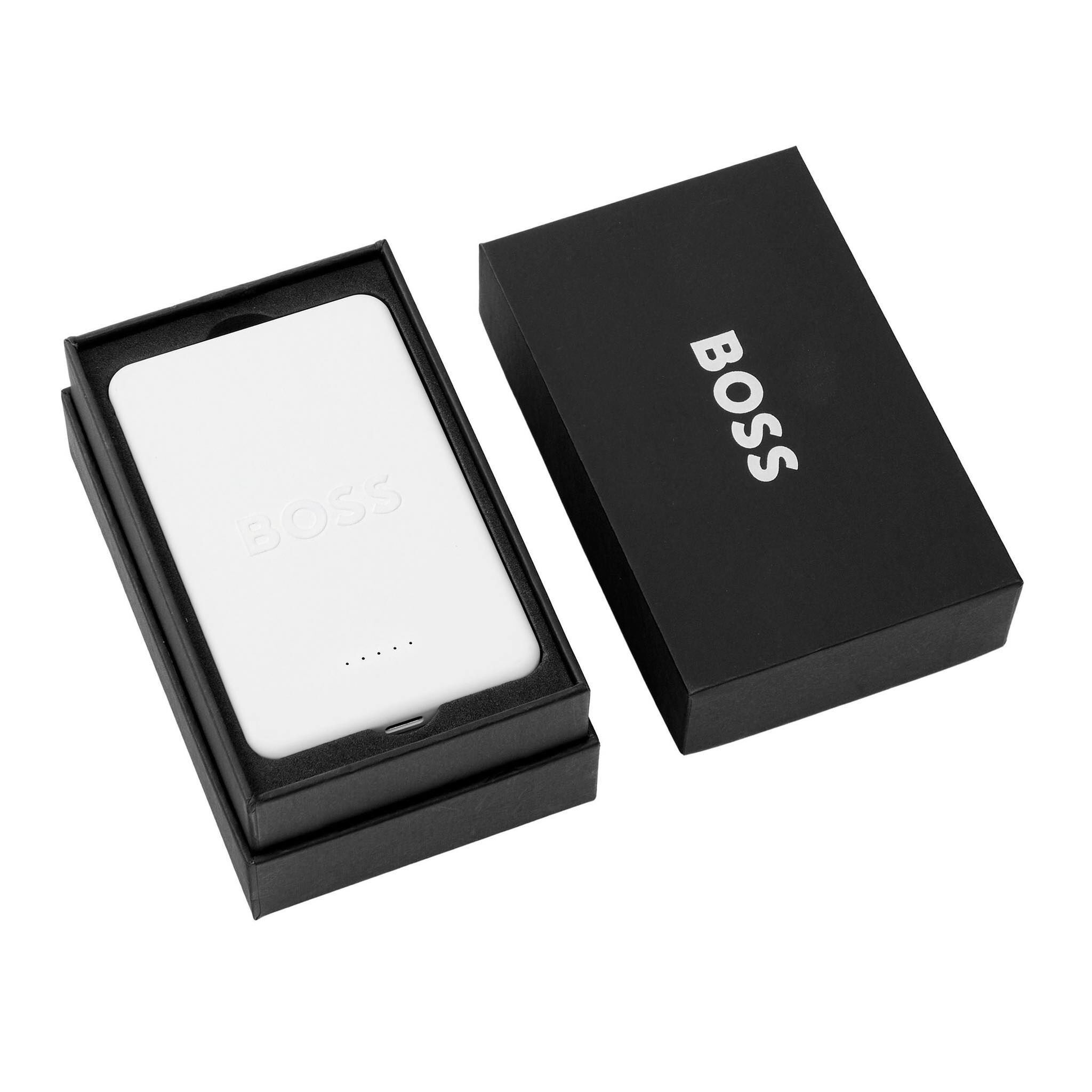 HUGO BOSS POWER BANK ICONIC WHITE (3000MAH) - Image 1