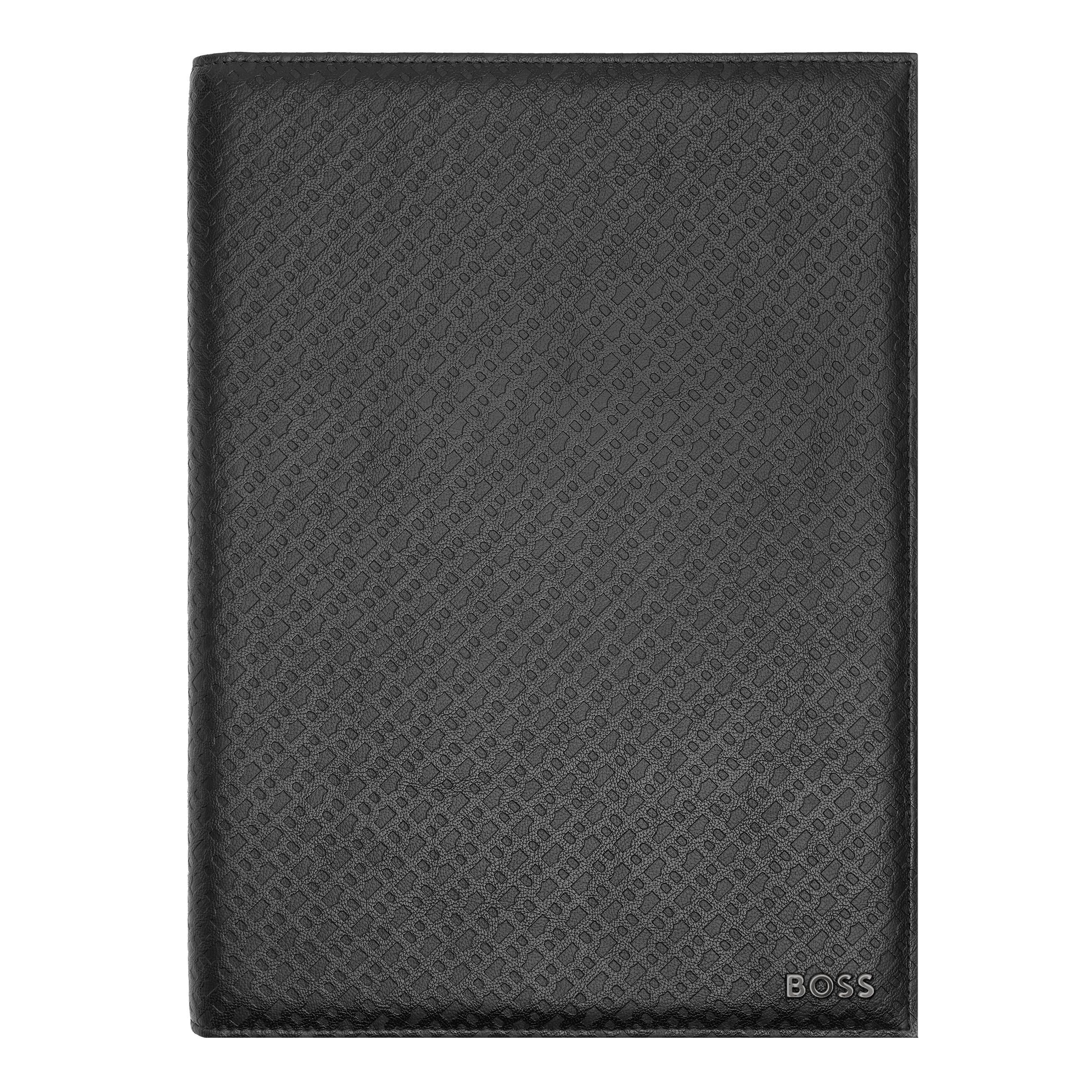 HUGO BOSS FOLDER A4 MONOGRAM BLACK - Image 1