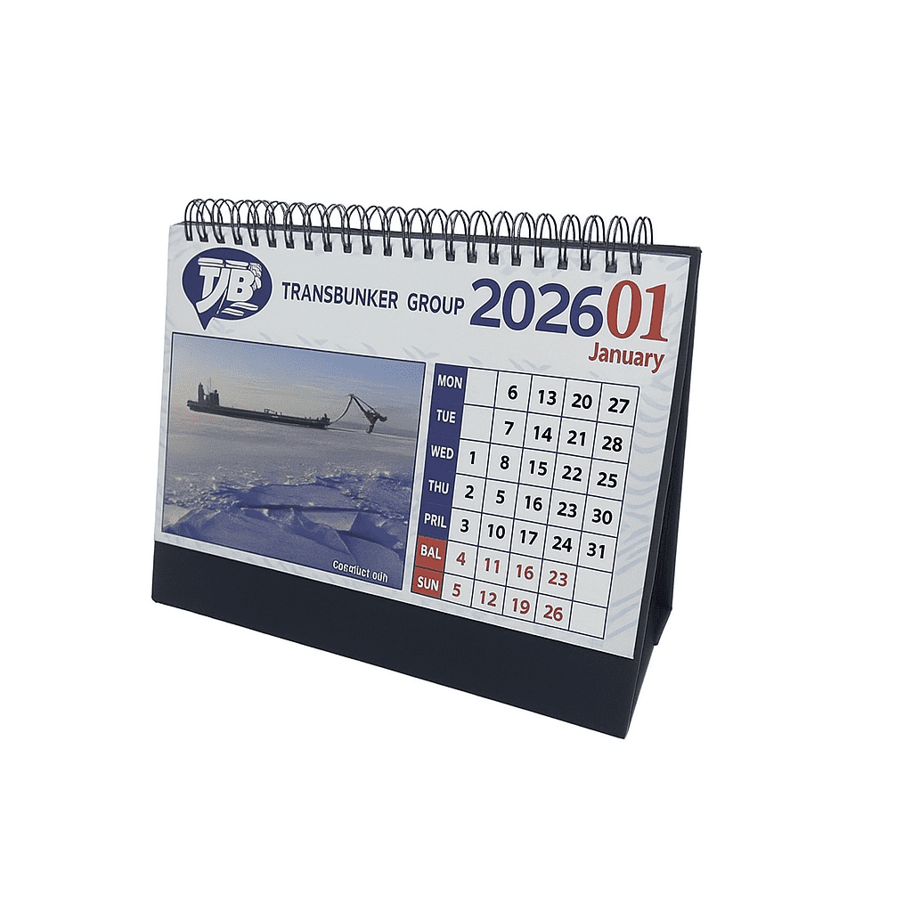 2026 DELUXE DESKTOP SPIRAL CALENDAR - Image 1