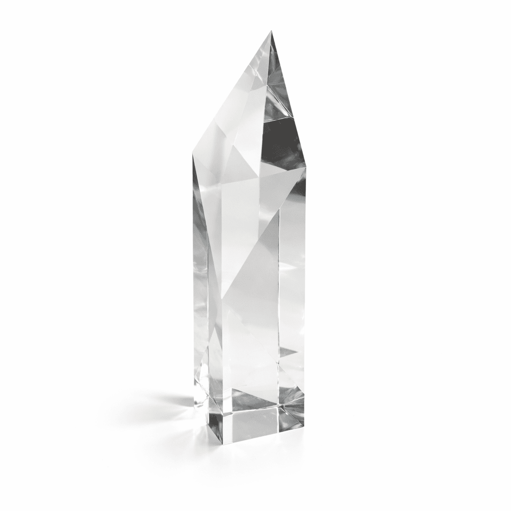 HEAVYWEIGHT CRYSTAL AWARD 30cm - Image 1