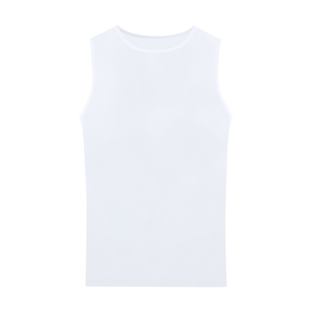 WHITE ADULT SLEEVLESS T-SHIRT JACKSON - Image 1