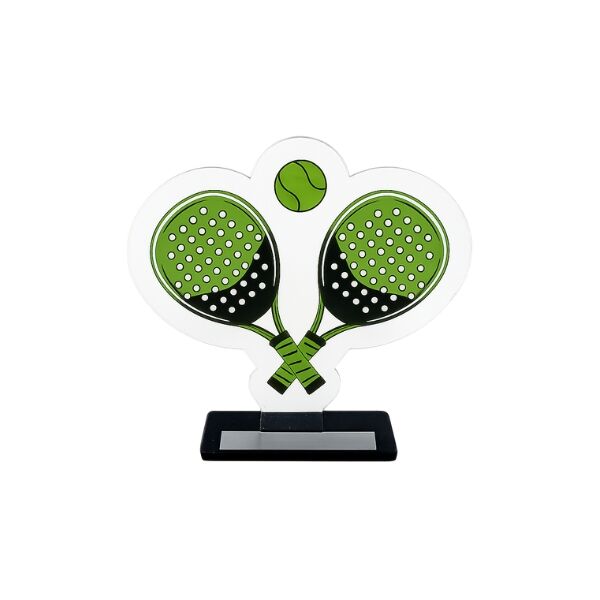BUDGET PLEXIGLASS PADEL TROPHY 16cm - Image 1