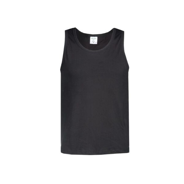 MEN'S BLACK SLEEVELESS TANK TOP - Image 1