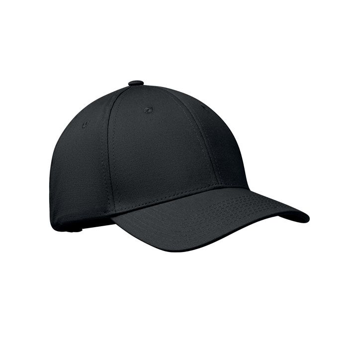 MO2347 BLACK BAHAMAS 6-PANEL BASEBALL CAP - Image 1